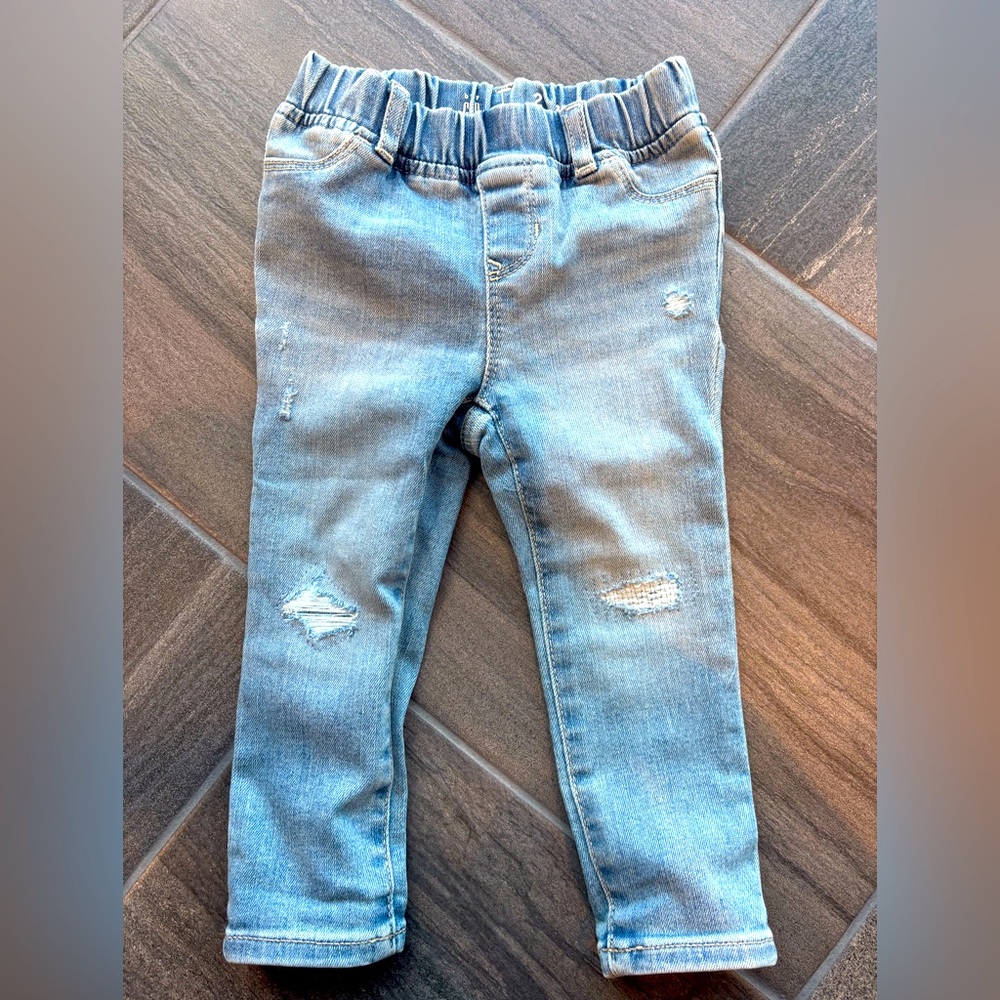 New without Tags:  Baby Gap Blue Jeans Kids Jeggings, Size 2